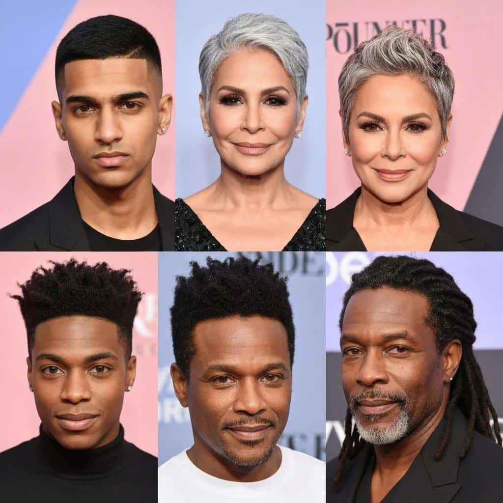 Collage of celebrities sharing their experiences with dissociative identity disorder and mental health advocacy