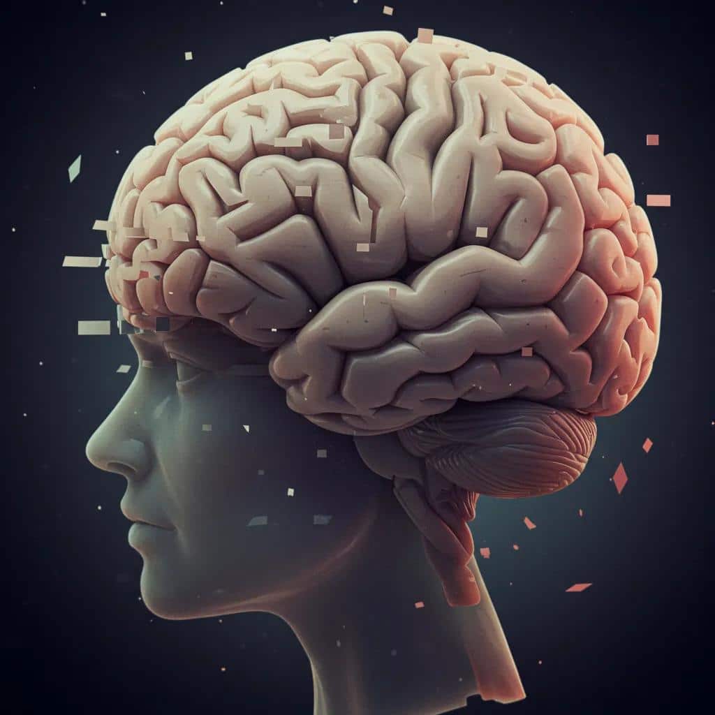 Abstract representation of a brain illustrating EMDR retraumatization and dissociation. Learn why some say EMDR Ruined My Life, exploring potential side effects, emotional reactions, and what to do if therapy feels overwhelming..
