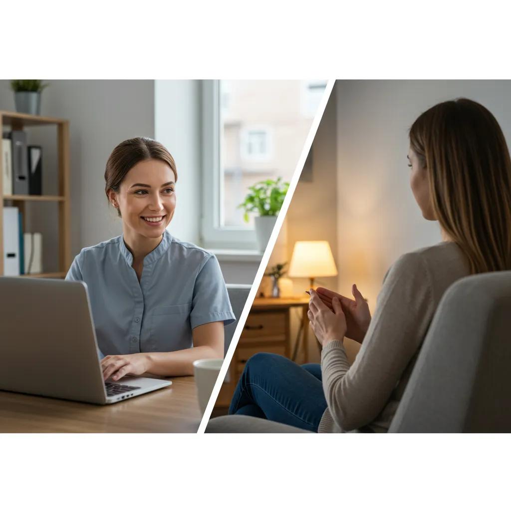 Comparison of online therapy and traditional in-person therapy sessions